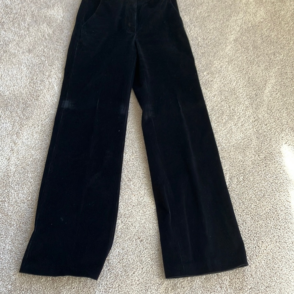 Aritzia Babaton Cole black corduroy pants Euc